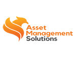 Asset Management Solutions logo featuring an orange phoenix icon next to the company name.